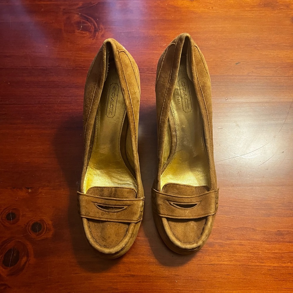 Coach, platform loafer